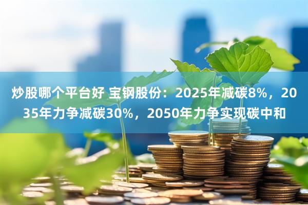 炒股哪个平台好 宝钢股份：2025年减碳8%，2035年力争减碳30%，2050年力争实现碳中和